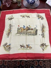 Vintage Silk Scarf Horse