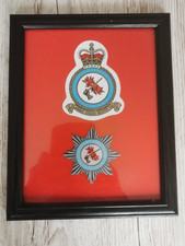 OBSOLETE FRAMED FIRE SERVICE RAF HELMET TRANSFER