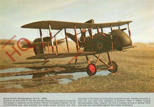 Picture postcard airco h 2 - picture, d.h.2