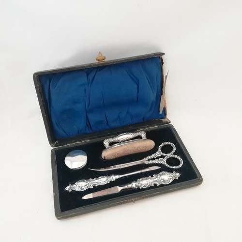 Solid silver manicure set - solid,
