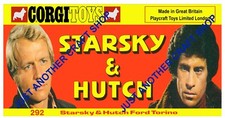 Corgi Starsky and Hutch Poster