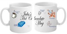 Have all your hot chocolate ingredients within your personalised mug design