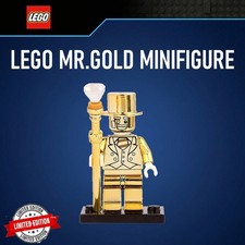 LEGO Mr. Gold Limited Edition | Rare Gold Gem Stick Minifigures