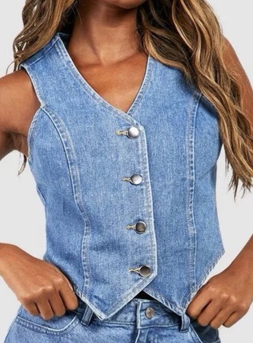 Boohoo longline denim - longline,