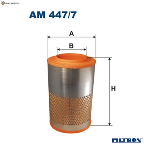 Air filter 447 for daf - filter, 447/7