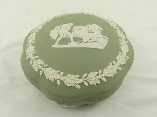 Wedgwood jasperware trinket - jasperware,