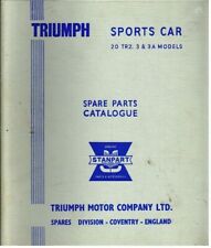 TRIUMPH TR2 TR3 TR3A SPORTS CAR 1953-61 ORIG FACTORY SPARE PARTS CATALOGUE *VGC*