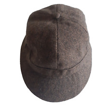 JOULES Men's Brown Tweed 'HOLMESTWEED' Deerstalker Style Hat Size Medium