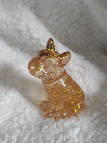 French bulldog resin art - french,