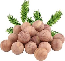 Cedar Wood Balls Moth & Insect Repellent Red Cedar Wood Balls 100% Natural