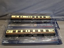 2x BACHMANN 39-079/129 BR CHOC & CREAM MK1 CK COMP, BSK BRAKE COACHES EXC BOXED