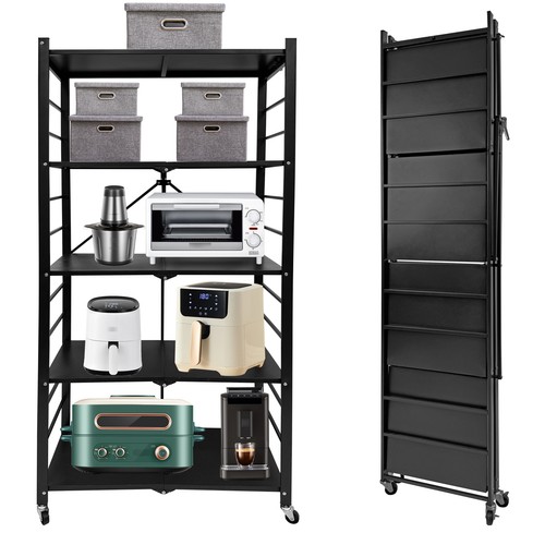 Tier folding storage rack - 5,