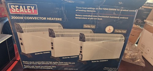 Sealey convector heater 2000w - convector,