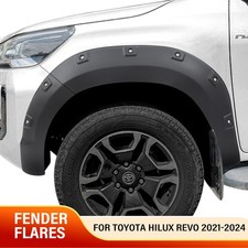 OFF-ROAD WIDE WHEEL ARCHES FENDER FLARES FOR TOYOTA HILUX MK9 2021-2025 4DOORS