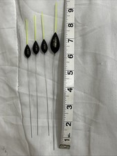 Fishing Floats x 4 By Colmic Mixed Sizes - All Yellow Tips