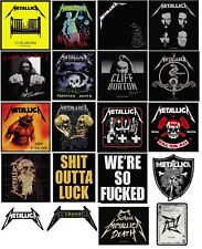 official METALLICA SEW ON PATCH - 72 SEASONS black album DEATH MAGNETIC one LOGO