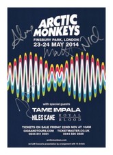 ARCTIC MONKEYS ENTIRE GROUP AUTOGRAPHED SIGNED A4 POSTER PHOTO PRINT