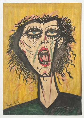 Bernard buffet - buffet, (handmade)