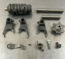 Kawasaki KLR250 KL250 KL KLR 250 88 1988 Transmission Shift Forks Drum Shaft OEM