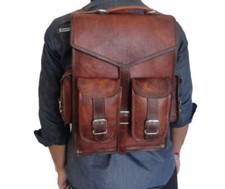 Leather Backpack Bag Vintage