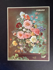 Cunard RMS Queen Mary - Menu 5th Oct  1967