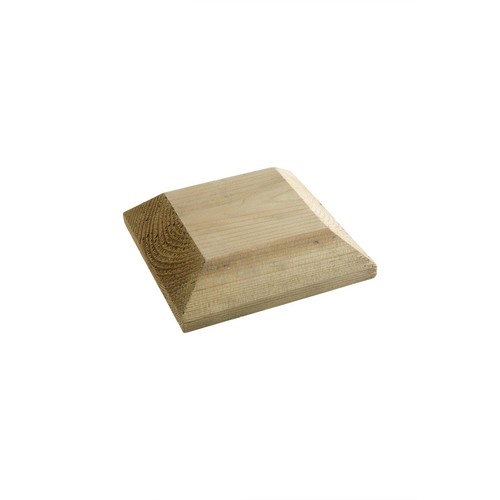 Treated fence post cap - cap, 27mm