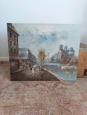 Vintage Parisian Street Scene