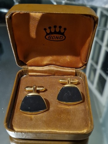 Vintage bond cufflinks - vintage,