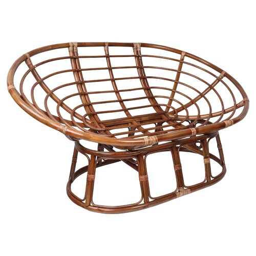 Rattan double papasan chair - double,