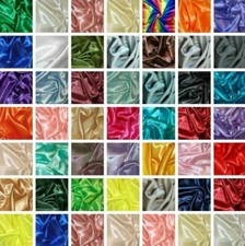 Silky satin fabric plain - satin,