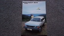 PEUGEOT 305 ESTATE SALES BROCHURE 1983 1984