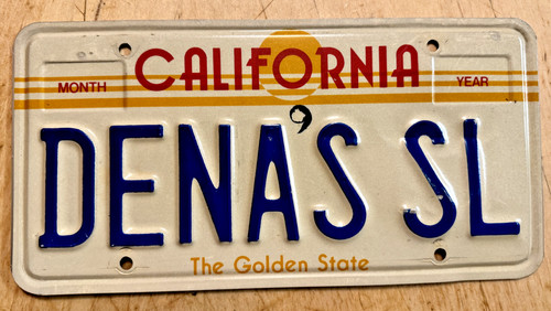 California vanity license - california,