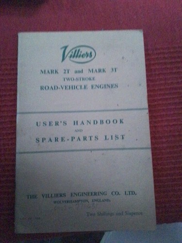 Villiers and handbook - 2t,