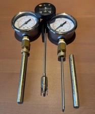 14 Bar - 200 PSI gauges with test probe and surface thermometer Air Conditioning