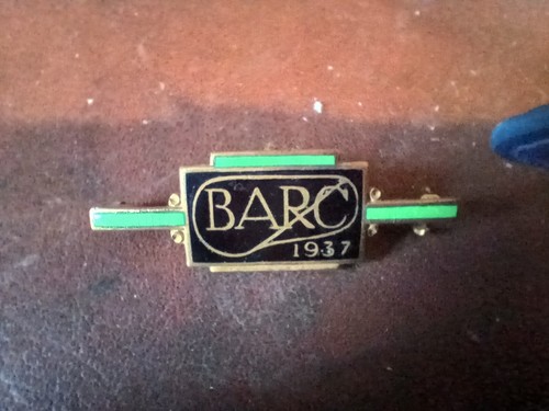 Brooklands guest badge 1937