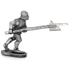 Medieval Billman Advancing