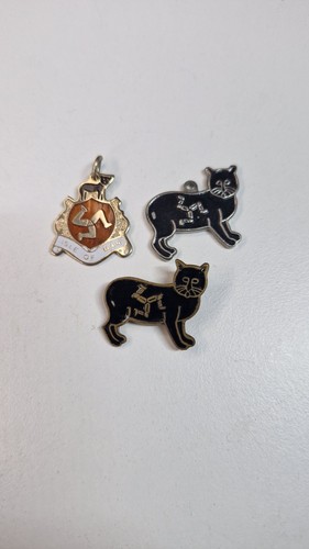Vintage lucky black manx cat - vintage,