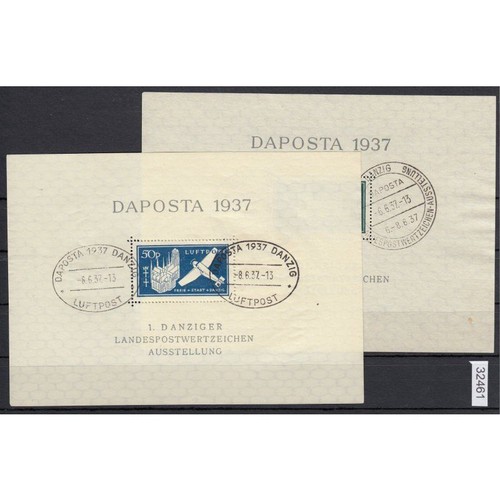 Danzig 1937 block - block, 1+2