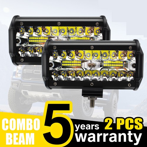 Led work light bar flood - 2x,