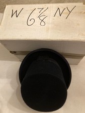 Christy's Navy Top Hat Size 6