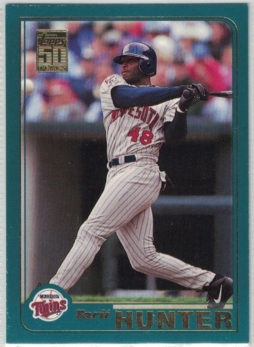 2001 topps baseball card - topps,