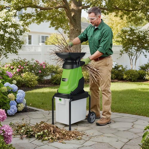 3000 garden shredder 45mm - w,
