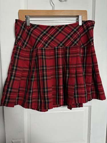 Hot topic pleated mini - hot, skirt