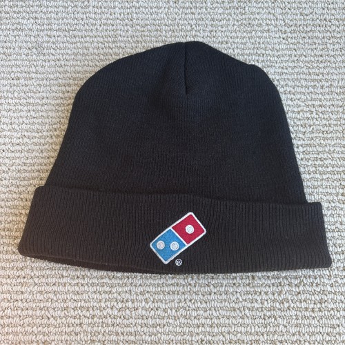 Dominos pizza black knit - black,