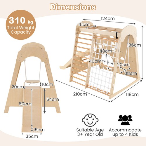 Indoor jungle gym - 8-in-1,