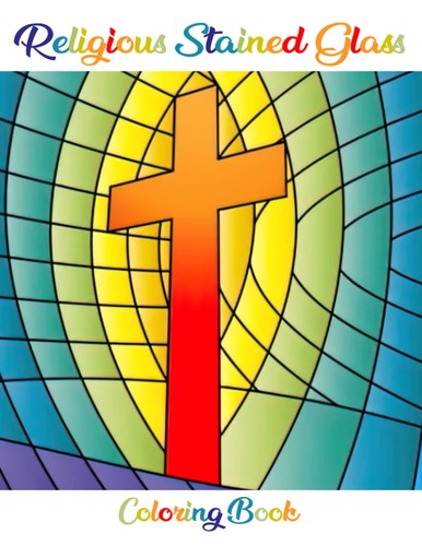 Religious stained glass - stained,
