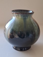 Rossa Studio Pottery Vase Drip Glaze Co Tipperary Ireland