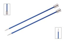 KnitPro Zing Metal 35cm 14" / 40cm 16" Straight Single Pointed Knitting Needles