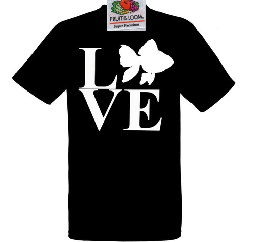 Goldfish love tropical - fish, t