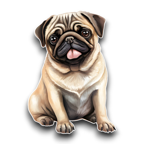 Cute pug puppy dog - puppy,